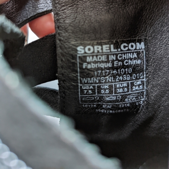 Sorel Addington caged booties black  7.5 - Picture 13 of 14